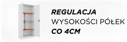 regulacja wysokości półki